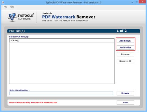 SysTools PDF Watermark 5.0