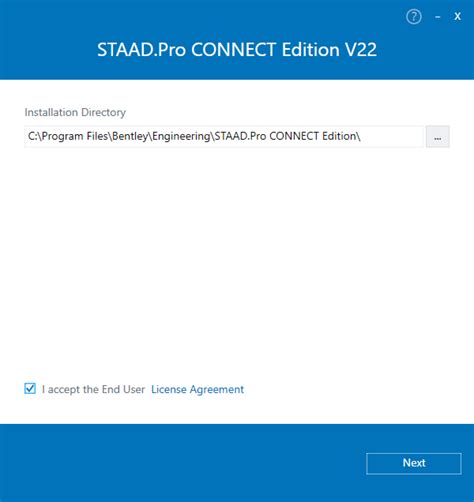 STAAD.Pro CONNECT Edition 22